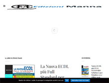 Tablet Screenshot of edizionimanna.com